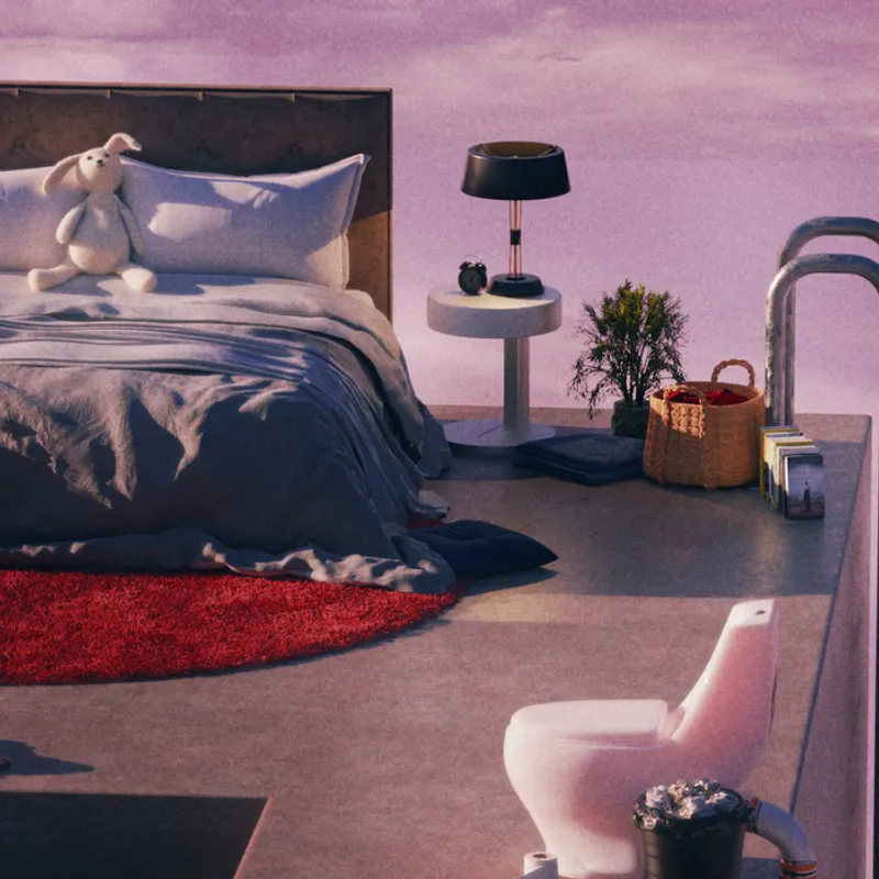 What I imagine being high alone would be (Zoomed)