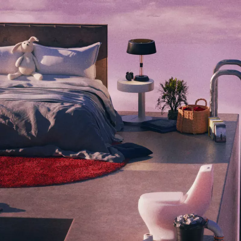 What I imagine being high alone would be (Zoomed)